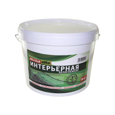 Водоэмульсионная краска Movatex Elite интерьерная, 14 кг Т11898