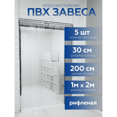 Рифленая завеса пвх Домовой Прошка
