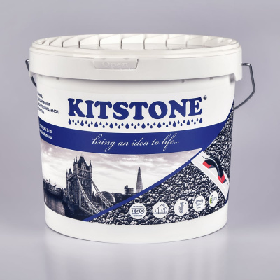 Каменный ковер - декоративное покрытие Kitstone цвет Terracio