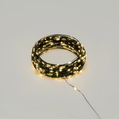 Гирлянда светодиодная 600 LED ламп, длина 300 cм, тепл.бел,8 реж.арт.94791