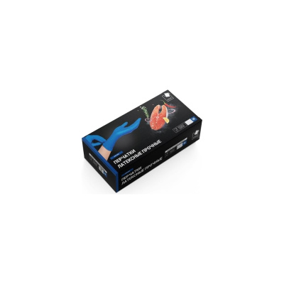 Латексные прочные перчатки Komfi High Risk 28 г, синие, XL, 25 пар