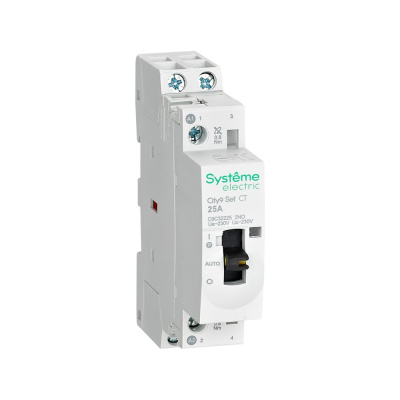 Контактор CT серии City9 Set Systeme Electric на номинальный ток 25 А (AC7a / AC7b), 2НО