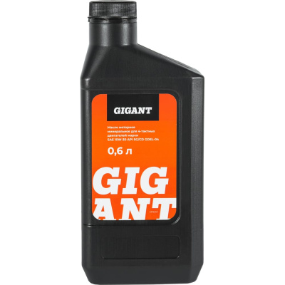Масло 4-х тактное 10W30 0,6 л Gigant
