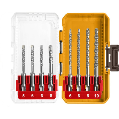 Набор сверл INGCO SDS-plus 8 шт INDUSTRIAL