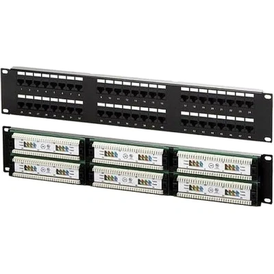 Патч-панель NewMax NM-PPU48C 19, кат. 5е, 2U, 48 портов UTP