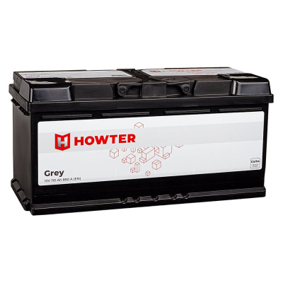 Аккумулятор Howter Grey 110R 850 A, 394x175x190 мм