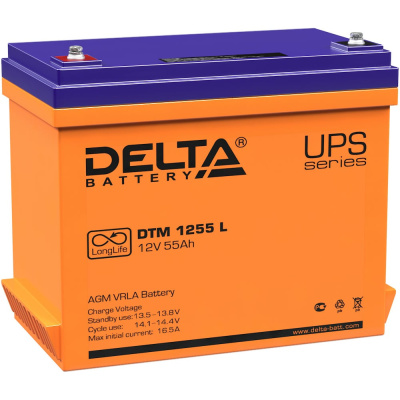 Батарея аккумуляторная Delta DTM 1255 L