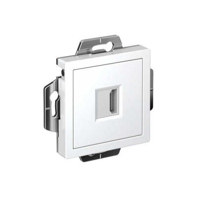 Механизм розетки Systeme Electric Atlasdesign белый hdmi