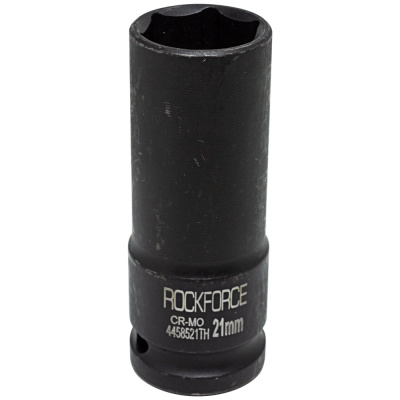Головка ударная глубокая тонкостенная 21 мм 1/2" 6-гранная от бренда ROCKFORCE