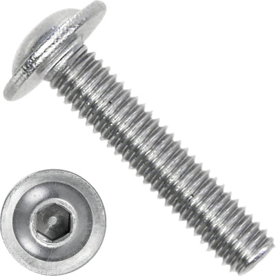 Винт ОПМ ISO 7380-2 3х12 010.9 zn 500 шт