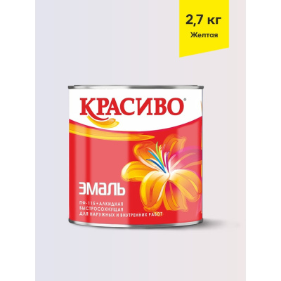 Эмаль Красиво ПФ-115 4690417011346