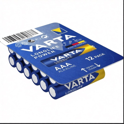 Батарейки Varta Longlife Power LR03/AAA BL12
