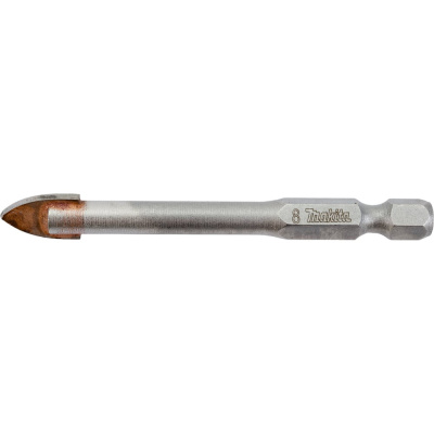 Сверло по стеклу для дрелей 1/4" 8х70мм Makita
