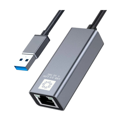 Кабель-адаптер 5Bites USB3.0 RJ45 1G AL GREY