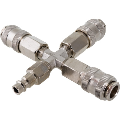 Разветвитель пневматический Pegas Pneumatic со штуцером