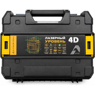 Лазерный уровень-нивелир ALUKOMTOOLS (16 линий) с треногой, зеленый лазер АТ-НЛ4360