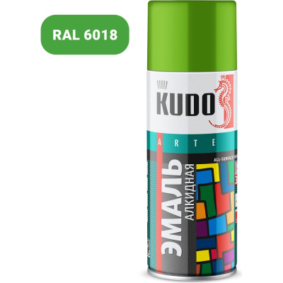 Универсальная эмаль KUDO салатовая