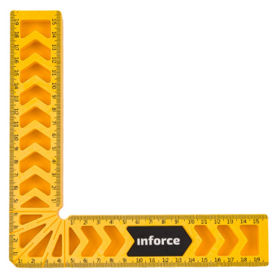 Прижимной угольник Inforce из полимера, 200х200