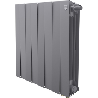 Радиатор биметаллический ROYAL THERMO PianoForte 500 Серебристый VR80 - 8 секц.