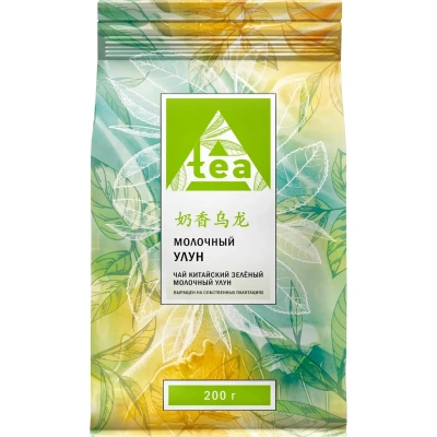 Чай листовой зелёный A-tea Молочный Улун китайский, 200г