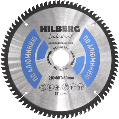 Пильный диск по алюминию Hilberg Hilberg Industrial HA210