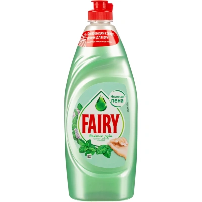Средство для мытья посуды Fairy нежные руки чайное дерево и мята 650мл