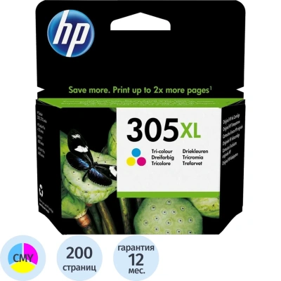 Картридж струйный HP 305XL 3YM63AE CMY пов.емк. для DJ 2320/2710/2720