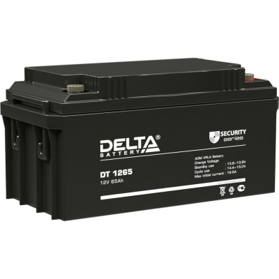 Батарея аккумуляторная Delta DT 1265 используется в системах безопасности, электронных кассовых аппаратах