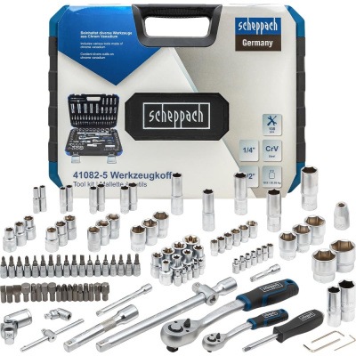 Набор инструментов Scheppach 1/4", 1/2", 108 предметов