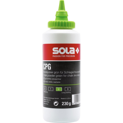 Порошок меловый SOLA зеленый 230 г CPG 230