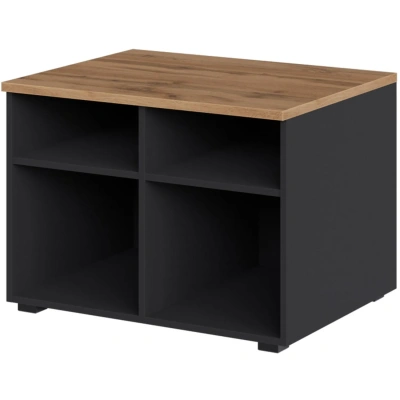 Тумба для оргтехники К-Loft 241T004 786х616х568 дуб натур./графит