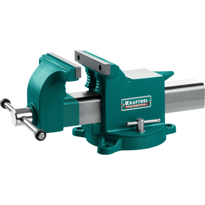 Стальные слесарные тиски KRAFTOOL Steel 150 мм