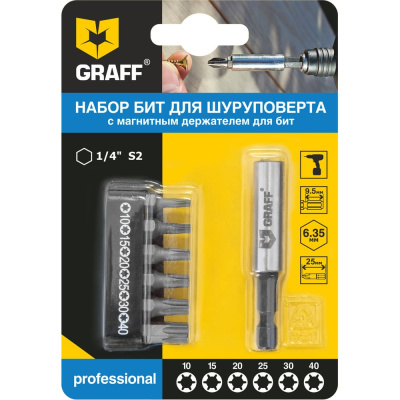 Набор бит GRAFF 4605