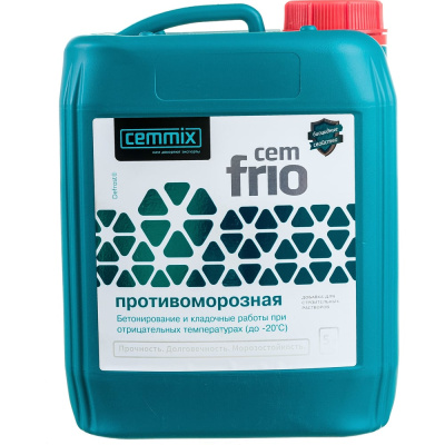 Морозостойкая добавка для бетона CEMMIX Сemmix Frio, 5 л