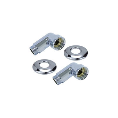 Соединение угловое Millennium 3/4"×3/4" внутренняя/наружная резьба (пара) — фитинг для полотенцесушителя