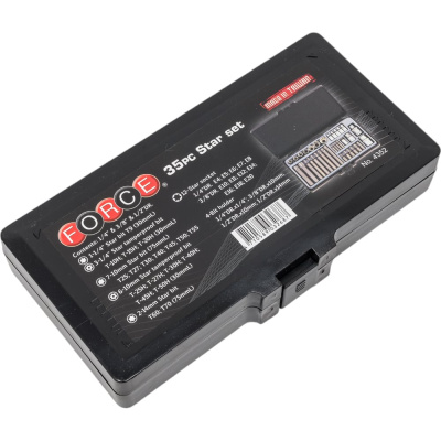 Набор бит TORX и коротких головок 35 шт FORCE