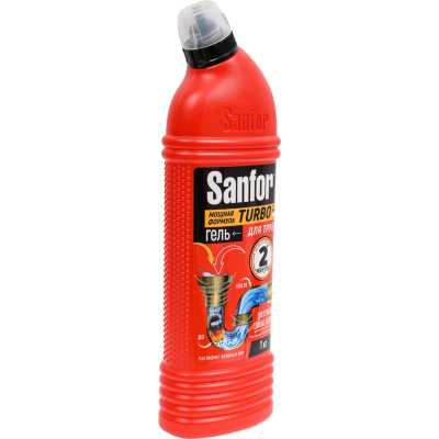 Средство для труб SANFOR TURBO 1000 г