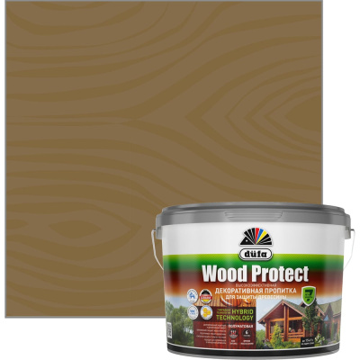 Пропитка для защиты древесины Dufa Wood Protect тик 2,5 л