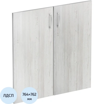 Двери Easy St ЛДСП (2шт.) 908847 сосна винтер/серый В760