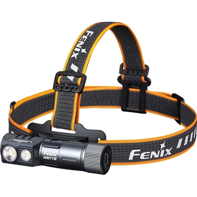 Fenix HM71R - мощный аккумуляторный индустриальный налобный фонарик, трансформирующийся в ручной фонарик