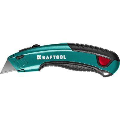 Универсальный нож с автостопом KRAFTOOL Grand-24 2 трап