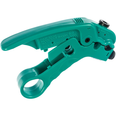 Инструмент для зачистки кабеля CP-508/UTP/STP, RG-59/6/7/11 Pro'sKit