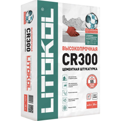 Выравнивающий состав LITOKOL CR 300, 25 kg