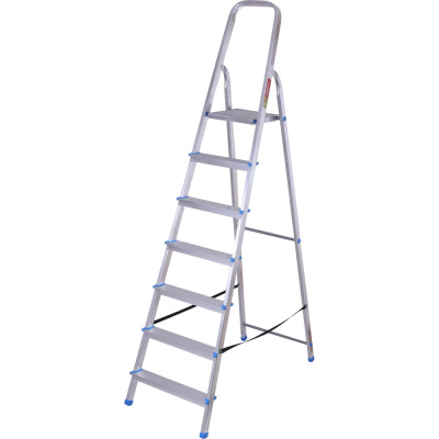 Алюминиевая стремянка LadderBel 7 ступеней STR-AL-7 одинаково хорошо