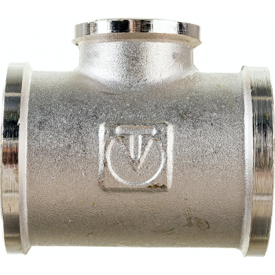 Переходной тройник Valtec 1"х1/2"х1" внутренняя-внутренняя-внутренняя