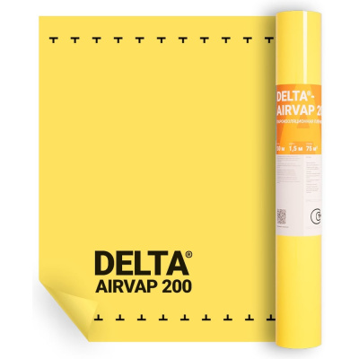 Универсальная пароизоляционная пленка Delta AIRVAP 200, 1,50x50м