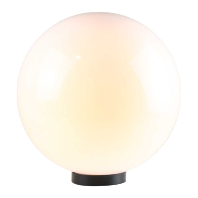 Светильник садово-парковый General Lighting Systems Астар GWL-E27-IP65 молочный большой, шар