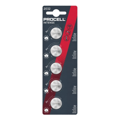 Батарейка Duracell PROCELL Intense CR2032 BL5 литиевая
