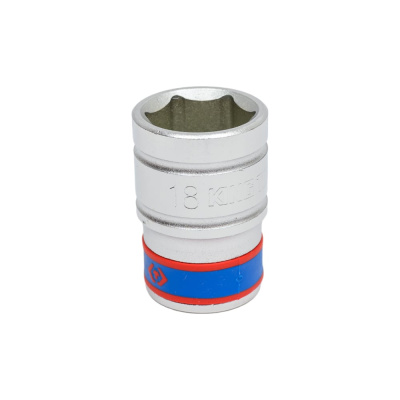 Торцевая стандартная шестигранная головка 1/2", 18мм KING TONY