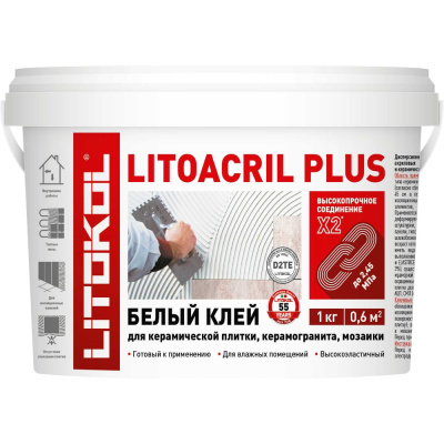 Пастообразный клей LITOKOL LITOACRIL PLUS 480920003